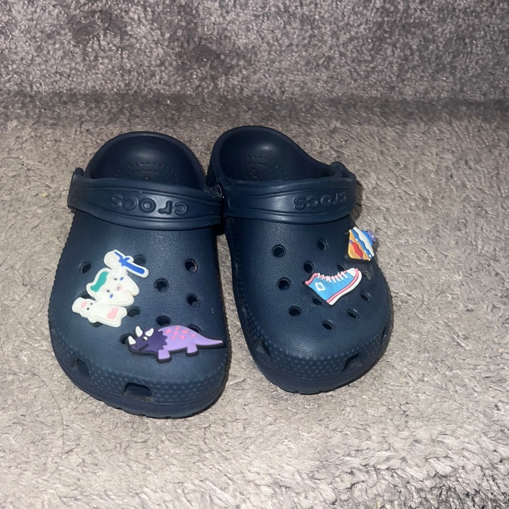 Blue crocs